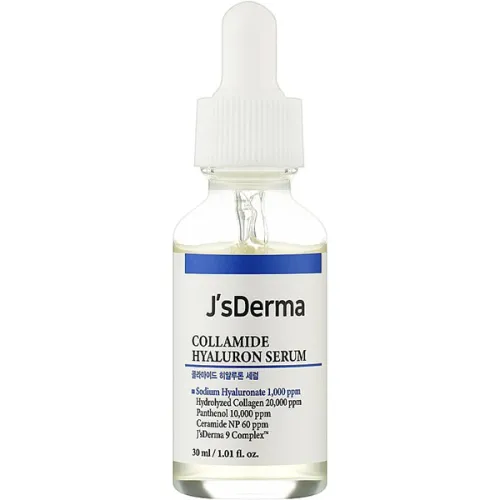Зволожуюча сироватка для обличчя JsDerma Collamide Hyaluron Serum з гіалуроновою кислотою, 30 мл. термін пр. до 03.26