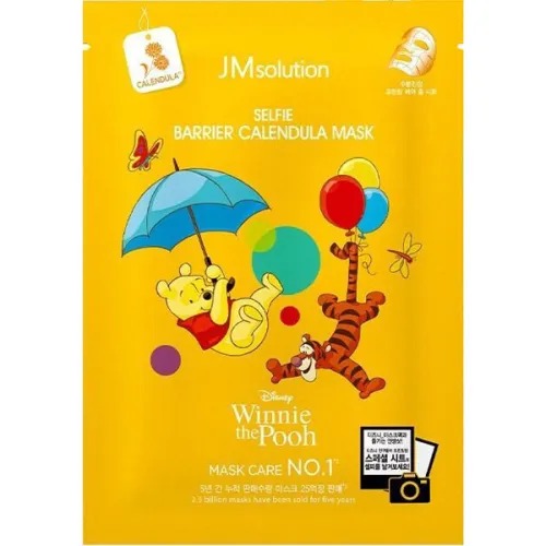 Заспокійлива маска для обличчя JMsolution Disney Selfie Barrier Calendula Mask з екстрактом календули, 30 мл.