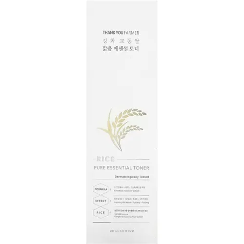 Тонер для лица Thank You Farmer Rice Pure Essential Toner, 200 мл. - вид 2