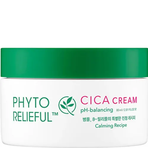 Крем для лица Thank You Farmer Phyto Relieful Cica Cream с экстрактом центеллы, 80 мл.