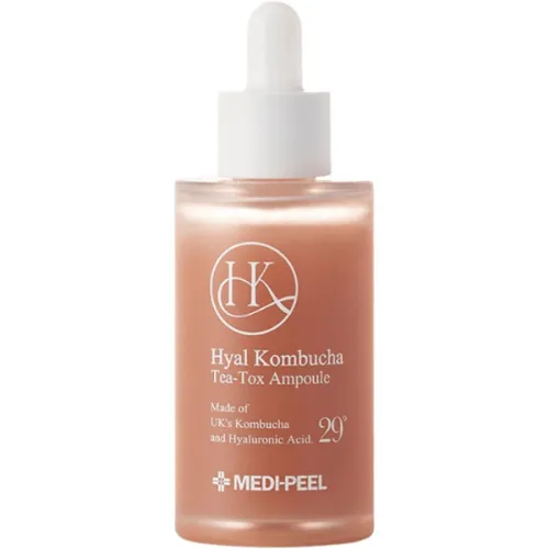 Увлажняющая ампульная сыворотка для лица Medi Peel Hyal Kombucha Tea-Tox Ampoule с экстрактом комбучи, 50 мл.