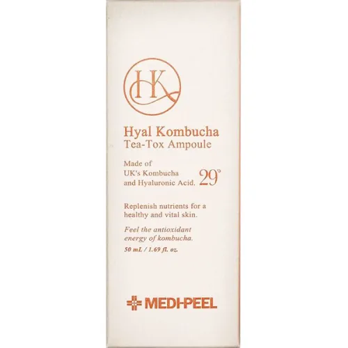 Увлажняющая ампульная сыворотка для лица Medi Peel Hyal Kombucha Tea-Tox Ampoule, 50 мл. - вид 2