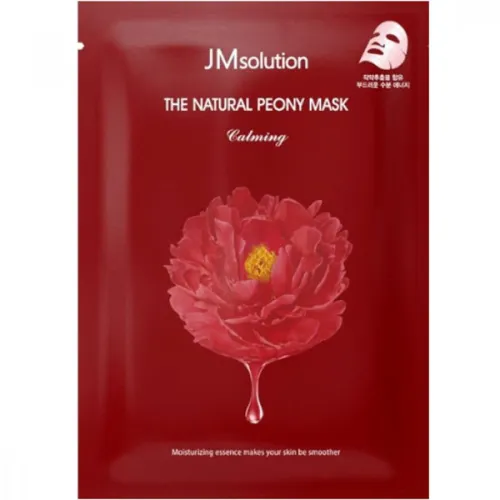 Успокаивающая тканевая маска для лица JMsolution The Natural Peony Mask Calming с экстрактом пиона, 30 мл.