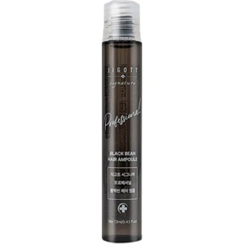 Ампула для волосся Jigott Signature Professional Black Bean Hair Ampoule з екстрактом чорної сої, 13 мл.
