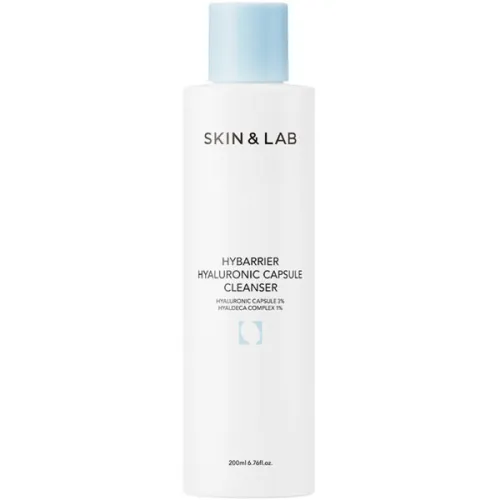 Зволожуючий гель для вмивання SKIN&LAB Hybarrier Hyaluronic Capsule Cleanser з гіалуроновою капсулою, 200 мл.