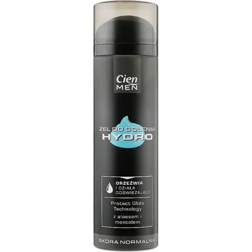Зволожуючий гель для гоління Cien Men Shaving Gel Hydro, 200 мл.