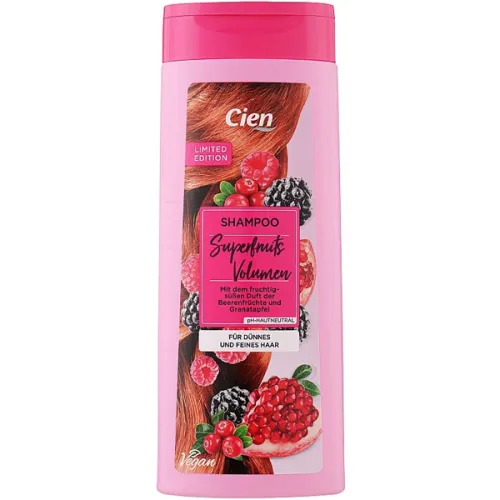 Шампунь для об’єму волосся «суперфрукти» Cien Superfruits Volume Shampoo, 300 мл.