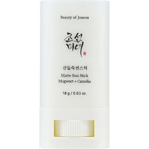 Матовий сонцезахисний стик для обличчя Beauty Of Joseon Matte Sun Stick Mugwort + Camelia SPF 50+ PA++++ з екстрактом полину