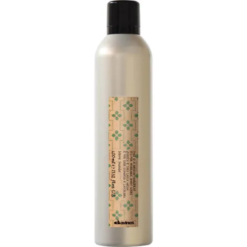 Лак средней фиксации для эластичного глянцевого стайлинга Davines More Inside Medium Hold Hairspray, 400 мл.