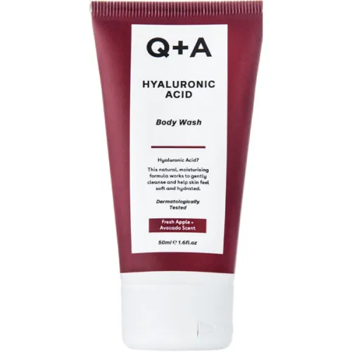 Гель для душа Q+A Hyaluronic Acid Body Wash с гиалуроновой кислотой, 50 мл.