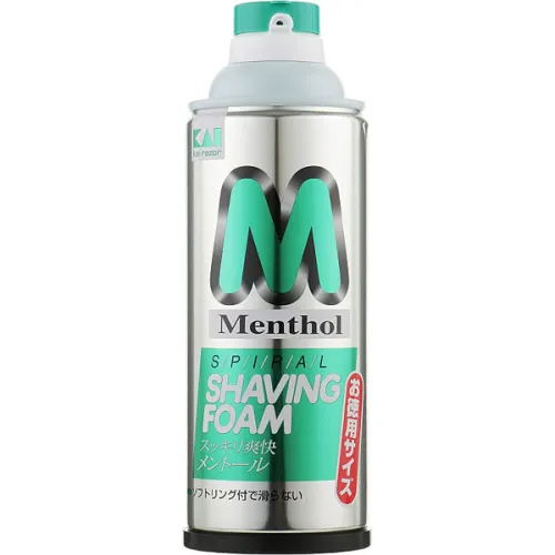 Піна для гоління KAI Menthol Spiral Shaving Foam, 415 мл.