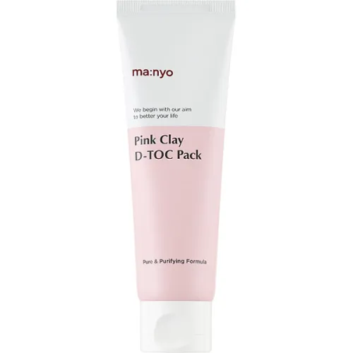 Очищающая маска для лица Manyo Pink Clay D-Toc Pack на основе глины, 75 мл.