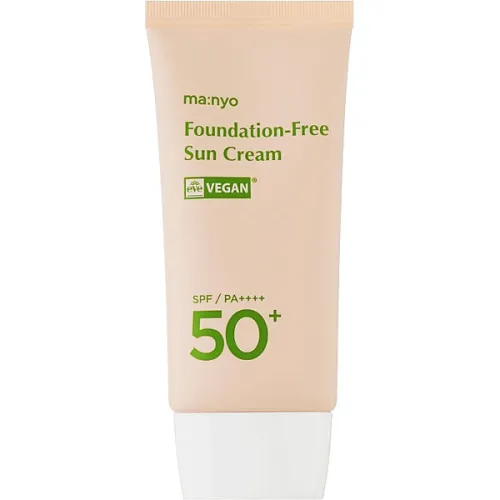 Солнцезащитный крем для лица Manyo Foundation-Free Sun Cream SPF50+ PA++++ с тонирующим эффектом, 50 мл.