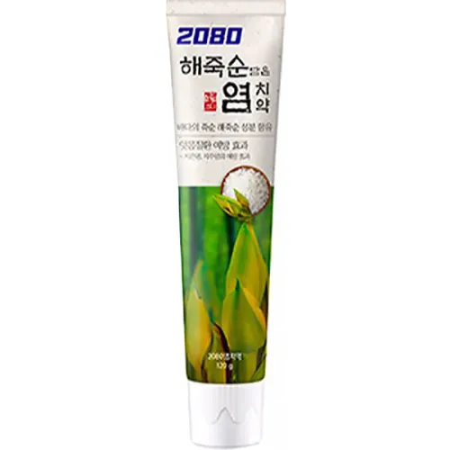 Зубная паста Dental Clinic 2080 Green Tea Salt Toothpaste с солью и экстрактом зеленого чая, 120 г.