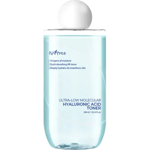 Зволожуючий тонер для обличчя IsNtree Ultra-Low Molecular Hyaluronic Acid Toner з низькомолекулярною гіалуроновою кислотою
