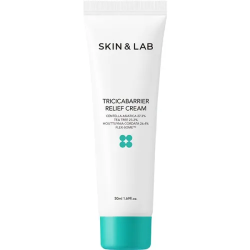 Успокаивающий крем для лица SKIN&LAB Tricicabarrier Relief Cream с экстрактом центеллы, 50 мл.