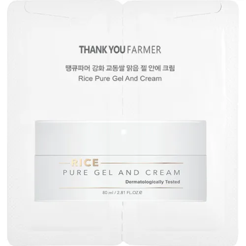 Крем-гель для лица Thank You Farmer Rice Pure Gel & Cream, 80 мл. - вид 2