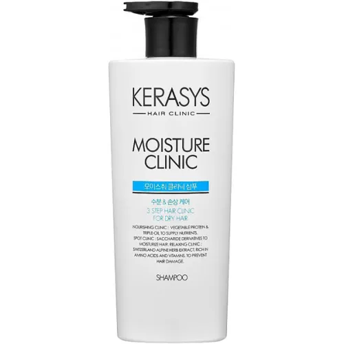 Зволожуючий шампунь для сухого волосся KeraSys Moisture Clinic Shampoo For Dry Hair, 600 мл.