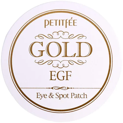 Гідрогелеві патчі для очей Petitfee Gold & EGF Eye & Spot Patch з золотом, 60 шт.