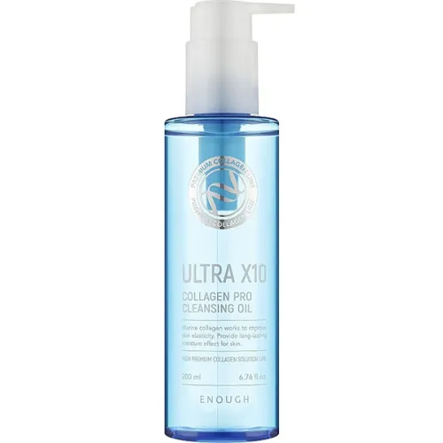 Гідрофільна олія для обличчя Enough Ultra X10 Collagen Pro Cleansing Oil з колагеном, 200 мл.