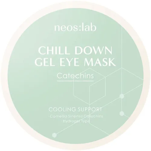Гідрогелеві патчі для очей Neos:lab Chill Down Gel Eye Mask Catechins з екстрактом зеленого чаю та аденозином