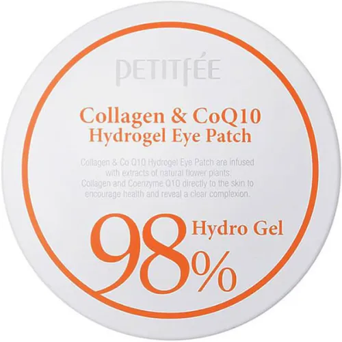 Гідрогелеві патчі для очей Petitfee Collagen & Co Q10 Hydrogel Eye Patch з колагеном та коензимом