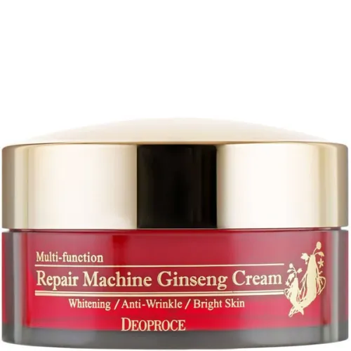 Антивозрастной крем для лица Deoproce Repair Machine Ginseng Cream с экстрактом женьшеня, 100 г.
