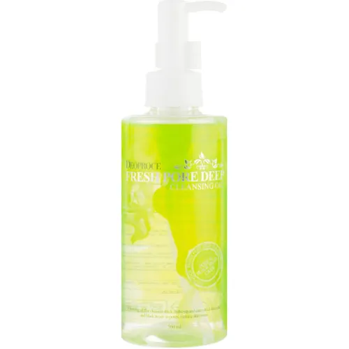 Гидрофильное масло для лица Deoproce Cleansing Oil Fresh Pore Deep с экстрактом камелии, 200 мл.