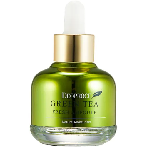 Ампульная сыворотка для лица Deoproce Green Tea Fresh Ampoule с экстрактом зеленого чая, 30 мл.