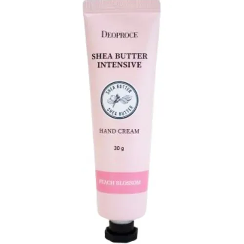 Крем для рук Deoproce Shea Butter Intensive Hand Cream Peach Blossom з ароматом квітучого персика, 50 г.