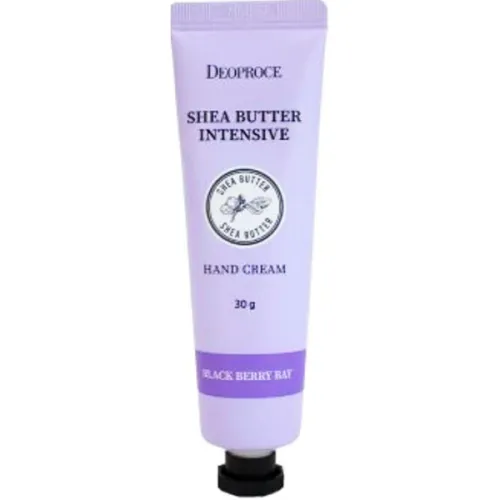 Крем для рук Deoproce Shea Butter Intensive Hand Cream Black Berry Bay з ягідним ароматом, 50 г.