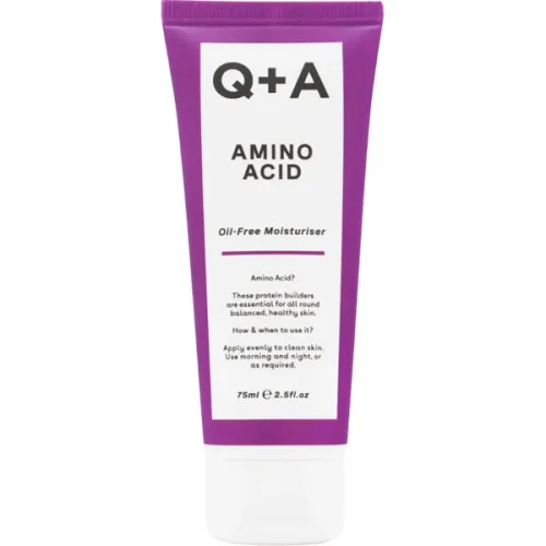 Зволожуючий крем для обличчя Q+A Amino Acid Oil Free Moisturiser з амінокислотами без олії, 75 мл.
