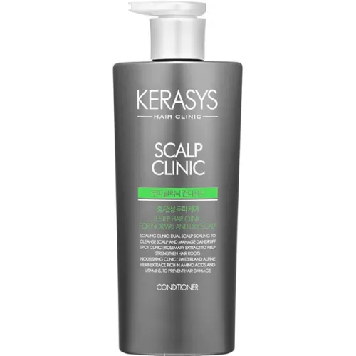 Кондиціонер для нормальної та сухої для шкіри голови KeraSys Scalp Clinic Conditioner For Normal & Dry Scalp, 600 мл.