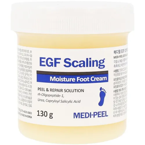 Смягчающий пилинг-крем для ног Medi Peel EGF Scaling Moisture Foot Cream, 130 г.