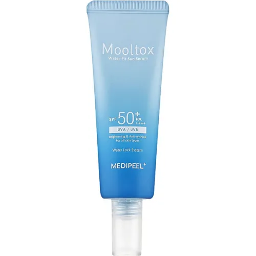 Ультраувлажняющая солнцезащитная сыворотка для лица Medi Peel Aqua Mooltox Water-Fit Sun Serum SPF 50+ PA++++, 50 мл.