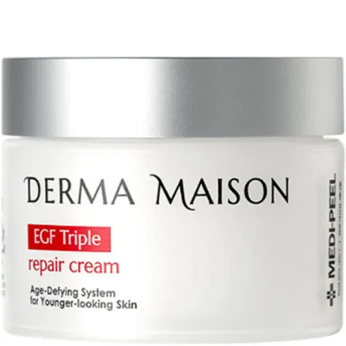 Антивіковий відновлюючий крем для обличчя Medi Peel Derma Maison EGF Triple Repair Cream з потрійним ефектом, 50 г.