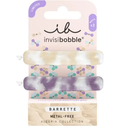 Заколка для волос «песочная и фиолетовая» Invisibobble Barrette Alegria Turn on Your Healers