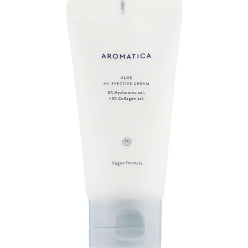Крем для лица Aromatica Aloe Hy-ffective Cream с экстрактом алоэ, гиалуроновой кислотой и коллагеном, 85 мл.