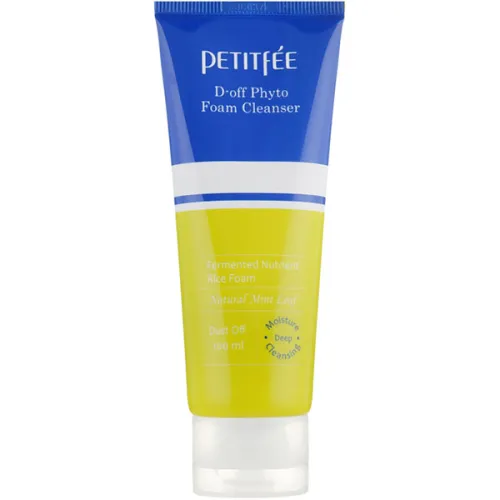 Фито-пенка для глубокого очищения кожи лица Petitfee D-off Phyto Foam Cleanser, 100 мл.
