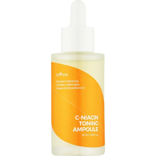 Тонізуюча ампульна сироватка для обличчя IsNtree C-Niacin Toning Ampoule з вітаміном С, 50 мл.