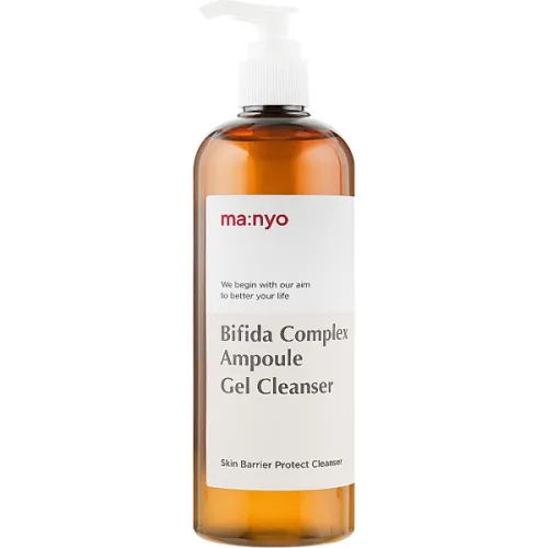 Гель для умывания Manyo Bifida Complex Ampoule Gel Cleanser с бифидо и лактобактериями, 400 мл.