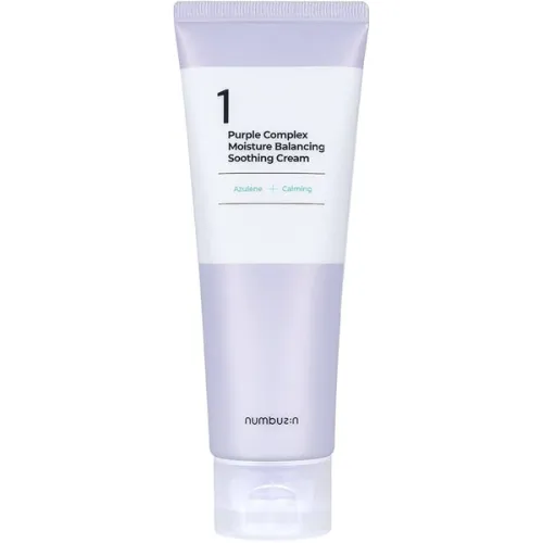 Успокаивающий и увлажняющий крем для лица Numbuzin No.1 Purple Complex Moisture Balancing Soothing Cream, 100 мл.