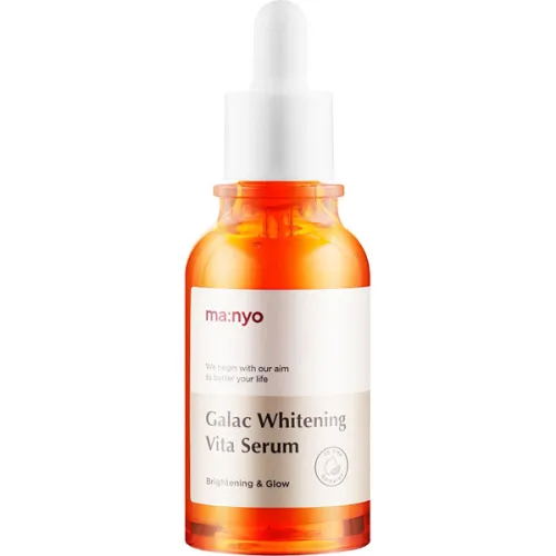 Осветляющая сыворотка для лица Manyo Galac Whitening Vita Serum с галактомисисом и витаминным комплексом, 50 мл.