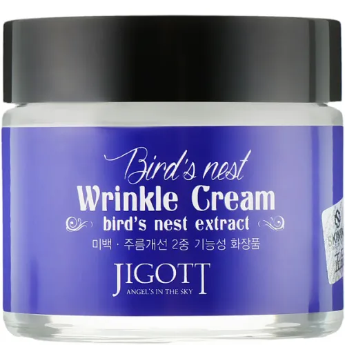 Насыщенный крем для лица Jigott Bird’s Nest Wrinkle Cream с экстрактом ласточкиного гнезда, 70 мл.
