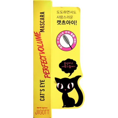 Тушь для объема ресниц Jigott Cat’s Eye Perfect Volume Mascara, 12 мл. - вид 2
