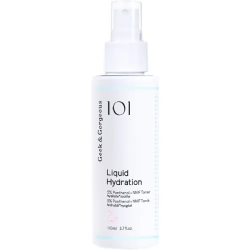 Спрей-тонер для лица Geek & Gorgeous Liquid Hydration с пантенолом, 110 мл.