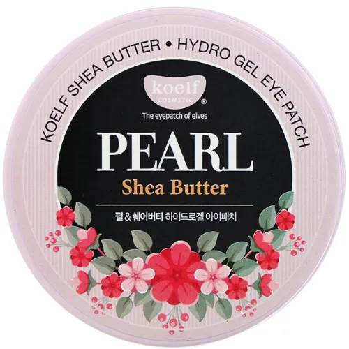 Гідрогелеві патчі для очей Koelf Pearl & Shea Butter Eye Patch з перлами