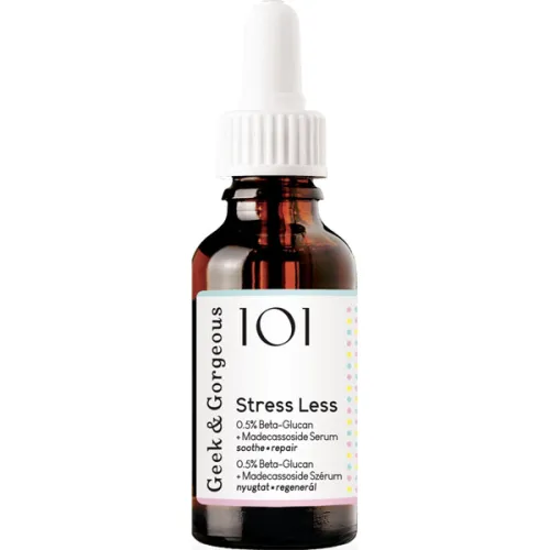 Успокаивающая и восстановительная сыворотка для лица Geek & Gorgeous Stress Less, 30 мл.