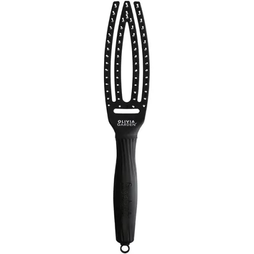 Масажна щітка для волосся Olivia Garden Finger Brush Small Black