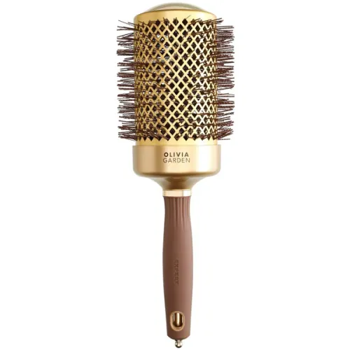 Термобрашинг для волосся Olivia Garden Expert Blowout Shine Wavy Bristles Gold & Brown